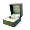 Green, Lilac Sapphire & Diamond Ring