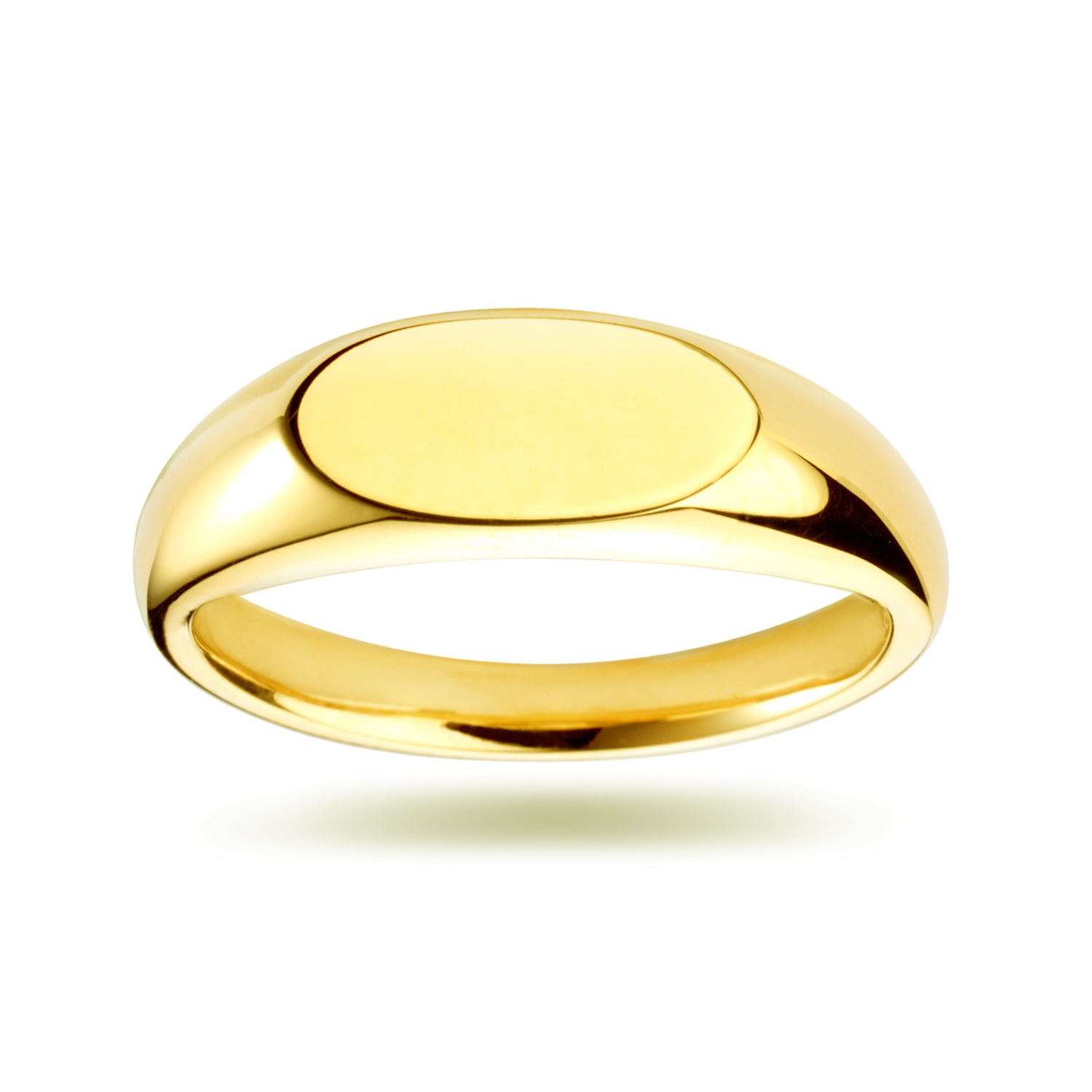 Long Oval Signet Yellow